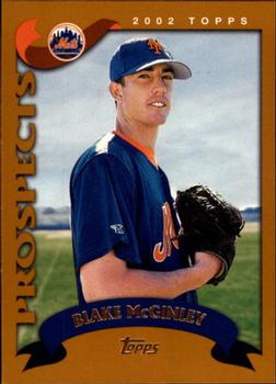 2002 Topps Traded & Rookies #T181 Blake McGinley Front
