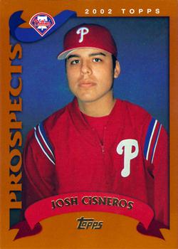 2002 Topps Traded & Rookies #T189 Josh Cisneros Front
