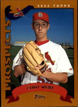 2002 Topps Traded & Rookies #T191 Clint Weibl Front