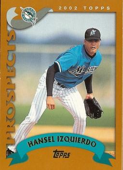 2002 Topps Traded & Rookies #T232 Hansel Izquierdo Front