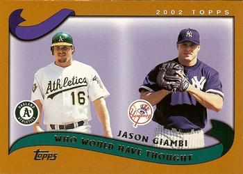 2002 Topps Traded & Rookies #T273 Jason Giambi Front