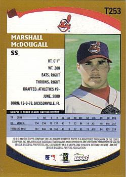 2002 Topps Traded & Rookies #T253 Marshall McDougall Back