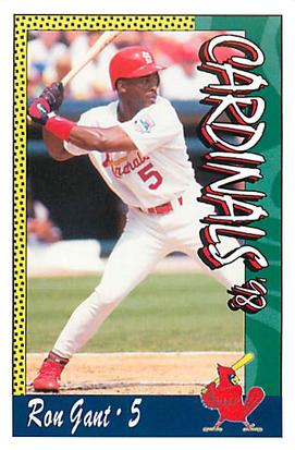 1998 St. Louis Cardinals Police #NNO Ron Gant Front
