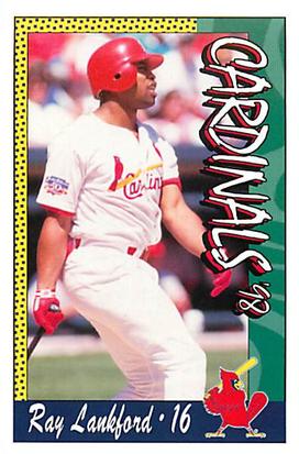 1998 St. Louis Cardinals Police #NNO Ray Lankford Front