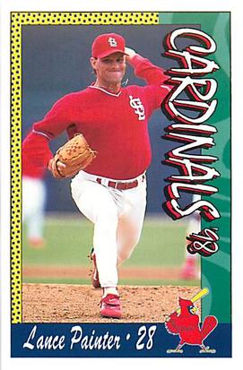 1998 St. Louis Cardinals Police #NNO Lance Painter Front