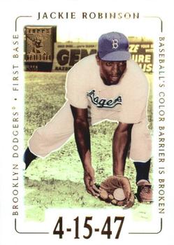 2002 Topps Tribute #47 Jackie Robinson Front
