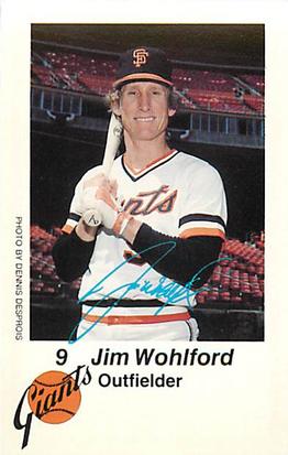 1980 San Francisco Giants Police #NNO Jim Wohlford Front