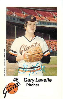 1980 San Francisco Giants Police #NNO Gary Lavelle Front