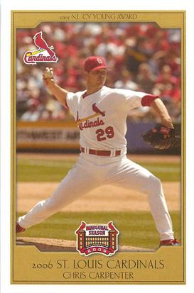 2006 St. Louis Cardinals Police #NNO Chris Carpenter Front