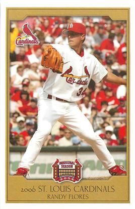 2006 St. Louis Cardinals Police #NNO Randy Flores Front