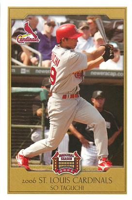 2006 St. Louis Cardinals Police #NNO So Taguchi Front