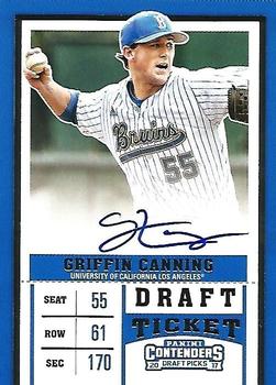 2017 Panini Contenders Draft Picks #41 Griffin Canning Front