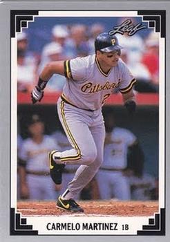 1991 Leaf #160 Carmelo Martinez Front