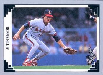1991 Leaf #177 Donnie Hill Front