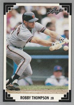 1991 Leaf #107 Robby Thompson Front