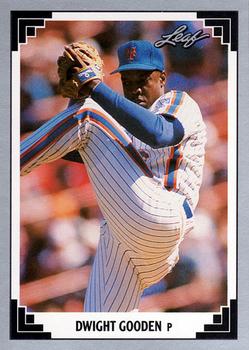 1991 Leaf #165 Dwight Gooden Front