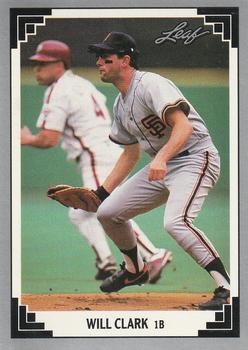 1991 Leaf #238 Will Clark Front