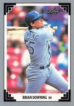 1991 Leaf #269 Brian Downing Front