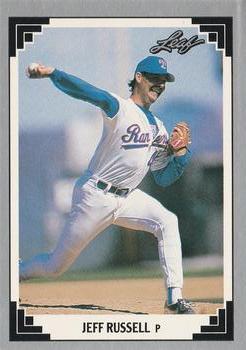 1991 Leaf #291 Jeff Russell Front