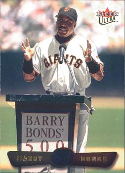 2002 Ultra #25 Barry Bonds Front