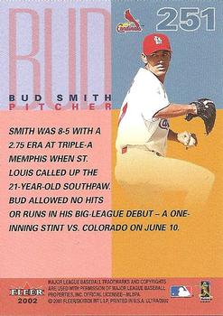 2002 Ultra #251 Bud Smith Back