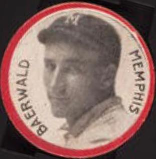 1912 Colgan's Chips Red Borders (E270-1) #NNO Rudolph Baerwald Front