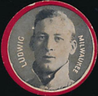 1912 Colgan's Chips Red Borders (E270-1) #NNO William Ludwig Front