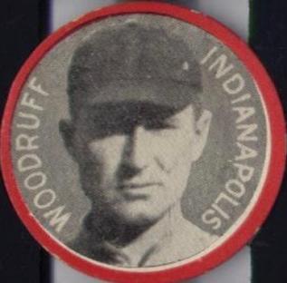 1912 Colgan's Chips Red Borders (E270-1) #NNO Sam Woodruff Front