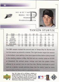 2002 Upper Deck #95 Tanyon Sturtze Back