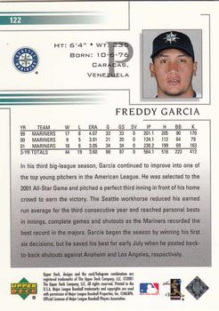 2002 Upper Deck #122 Freddy Garcia Back