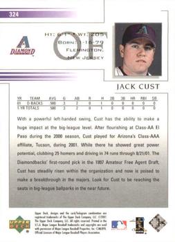 2002 Upper Deck #324 Jack Cust Back