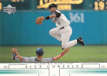 2002 Upper Deck #371 Alex Gonzalez Front