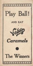 1909 Nadja Caramels E92 #NNO Larry McLean Back