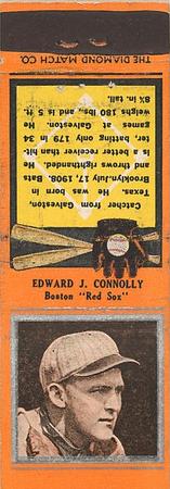 1934 Diamond Matchbooks (U1) #NNO Edward J. Connolly Front