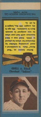1934 Diamond Matchbooks (U1) #NNO Odell A. Hale Front
