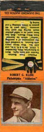 1934 Diamond Matchbooks (U1) #NNO Robert G. Kline Front