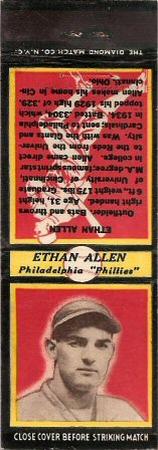 1935 Diamond Matchbooks (U2) #NNO Ethan Allen Front