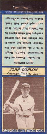 1935-36 Diamond Matchbooks (U3-1) #NNO John Conlan Front