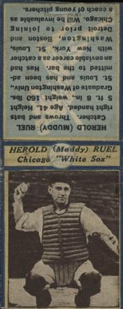 1935-36 Diamond Matchbooks (U3-1) #NNO Herold 