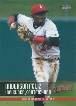 2017 Choice Indianapolis Indians #07 Anderson Feliz Front