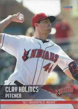 2017 Choice Indianapolis Indians #08 Clay Holmes Front