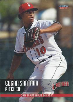 2017 Choice Indianapolis Indians #22 Edgar Santana Front