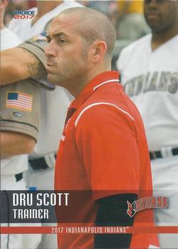 2017 Choice Indianapolis Indians #33 Dru Scott Front