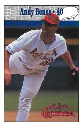 1997 St. Louis Cardinals Police #NNO Andy Benes Front
