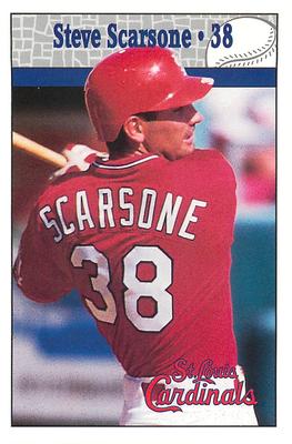 1997 St. Louis Cardinals Police #NNO Steve Scarsone Front