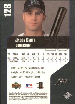 2002 Upper Deck 40-Man #128 Jason Smith Back