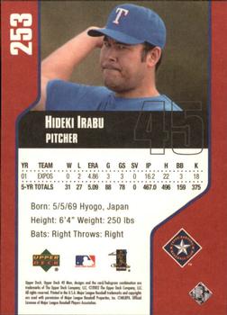 2002 Upper Deck 40-Man #253 Hideki Irabu Back