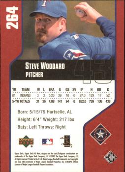 2002 Upper Deck 40-Man #264 Steve Woodard Back