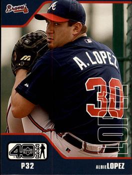 2002 Upper Deck 40-Man #501 Albie Lopez Front