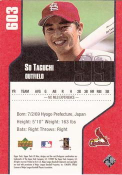 2002 Upper Deck 40-Man #603 So Taguchi Back
